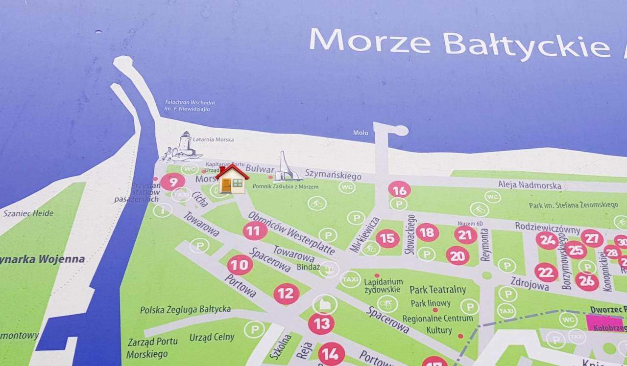 Apartament Z Garazem W Kolobrzegu Leilighet Eksteriør bilde